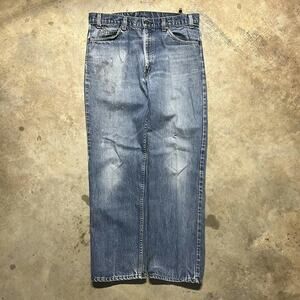 Vintage 80s Levi's 509 Distressed Regular Fit Jeans 33x30